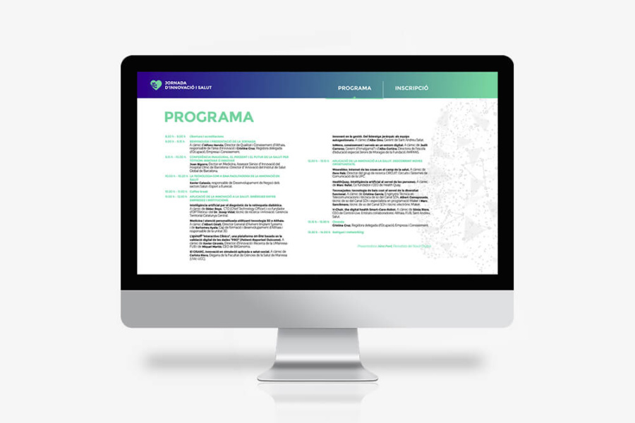 PDF amb programa digital per a jornada d'innovació i salut a Manresa