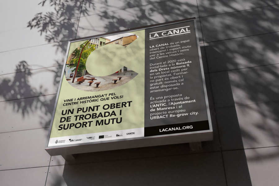 Disseny gràfic de campanya municipal a Manresa