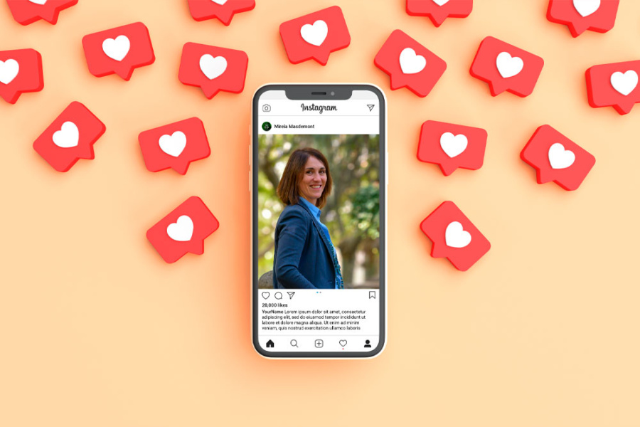 Exemple de gestió de xarxes socials